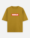 C-Labs Om Murugan Oversized Classic T-Shirt Mustard Yellow Front_1_c_43_611642f8-12f5-4653-80a8-b0dc66a175f4