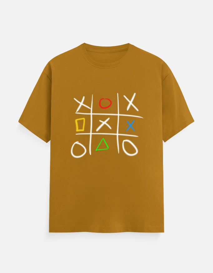 C-Labs Play Station XO Classic Crew T-Shirt Mustard Yellow Front_1_c_43_66db0ba9-f4d9-4e04-9fff-19a95017422f