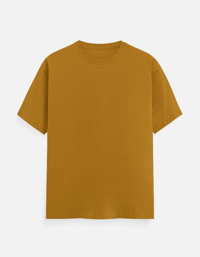 C-Labs C-Standard: Classic T-Shirt (Dark Plus) Classic Crew T-Shirt Mustard Yellow Front_1_c_43_6c23999d-9938-4250-8436-546ef0183240