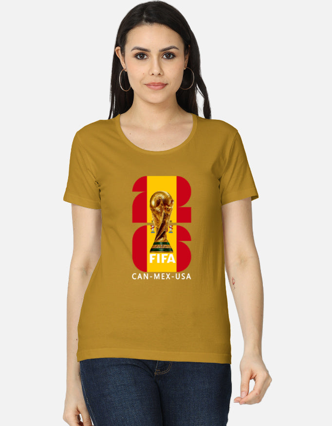 C-Labs Spain 26 Women's Classic T-Shirt Mustard Yellow Front_1_c_43_6d2bfe1d-d14a-4190-87f7-c6c814c81452
