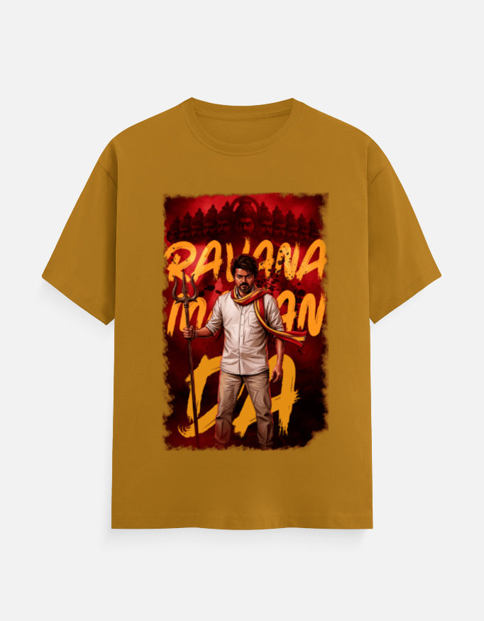 C-Labs Ravana Mavan Da Classic Crew T-Shirt Mustard Yellow Front_1_c_43_734b275a-ebb0-455b-a6c7-a6bf0d9ae644