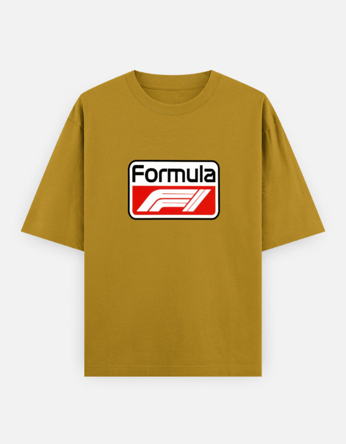 C-Labs Formula 1 Oversized Classic T-Shirt Mustard Yellow Front_1_c_43_75e457c8-f5d9-45bc-ab89-248f1b4a63cd