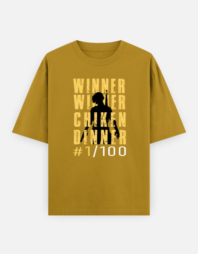 C-Labs WINNER WINNER CHICKEN DINNER Oversized Classic T-Shirt Mustard Yellow Front_1_c_43_829fd8b8-c939-4b58-8df3-309a5015bb7b
