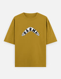 C-Labs Karma Boomerang Oversized Classic T-Shirt Mustard Yellow Front_1_c_43_84211685-11fa-4455-98c6-9c97942211fd