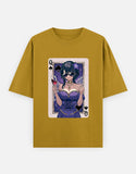 C-Labs Queen Spade Oversized Classic T-Shirt Mustard Yellow Front_1_c_43_85073062-d139-4606-af40-d4b55080b7d4