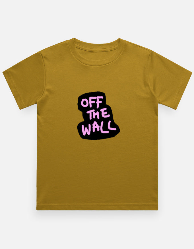 C-Labs Off The Wall Boy Classic Crew T-Shirt Mustard Yellow Front_1_c_43_99138d80-d233-457d-b13b-46eb4178301a