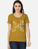 C-Labs Play Station XO Women's Classic T-Shirt Mustard Yellow Front_1_c_43_9df54a97-d52b-4936-898c-d5e7f5e10051