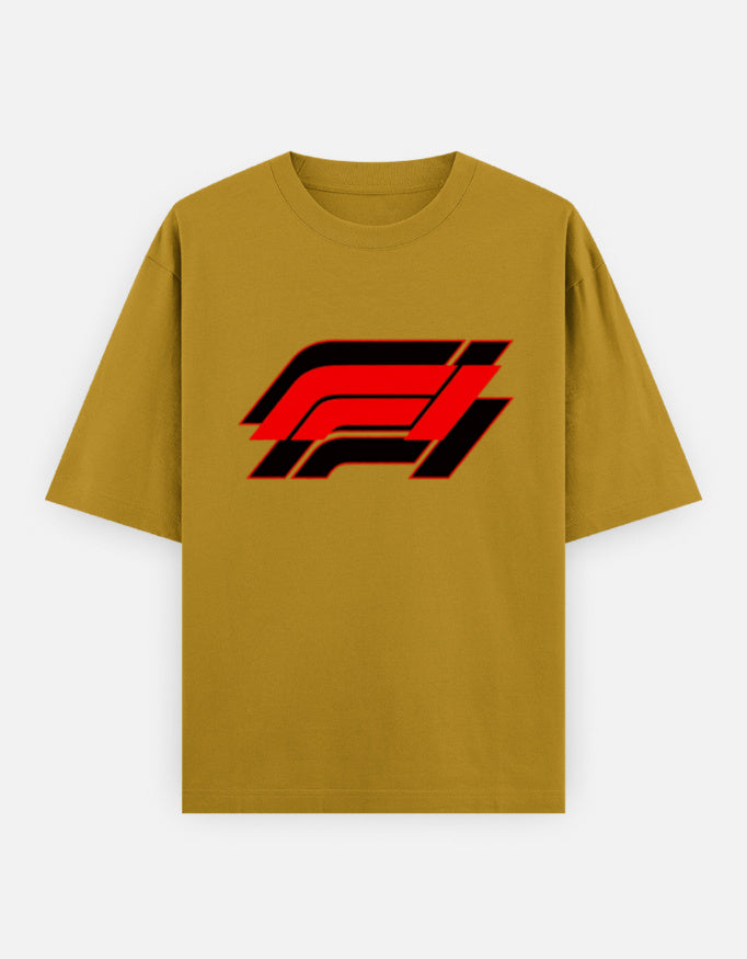 C-Labs F1 Oversized Classic T-Shirt Mustard Yellow Front_1_c_43_a378475e-05fb-4dea-8e50-44e9d1edd829