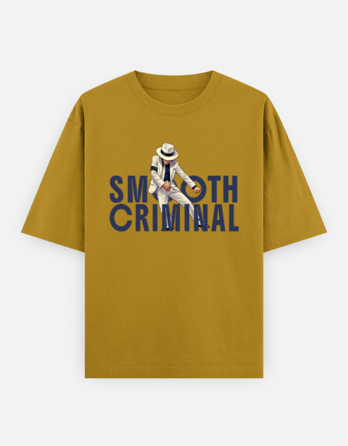 C-Labs Smooth Criminal Oversized Classic T-Shirt Mustard Yellow Front_1_c_43_b349bc81-f71e-4e7c-9b9f-053ffb106a96