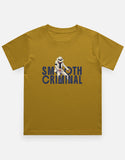 C-Labs Smooth Criminal Boy Classic Crew T-Shirt Mustard Yellow Front_1_c_43_b535a49e-2202-42e1-bb2e-1d52b84daac6