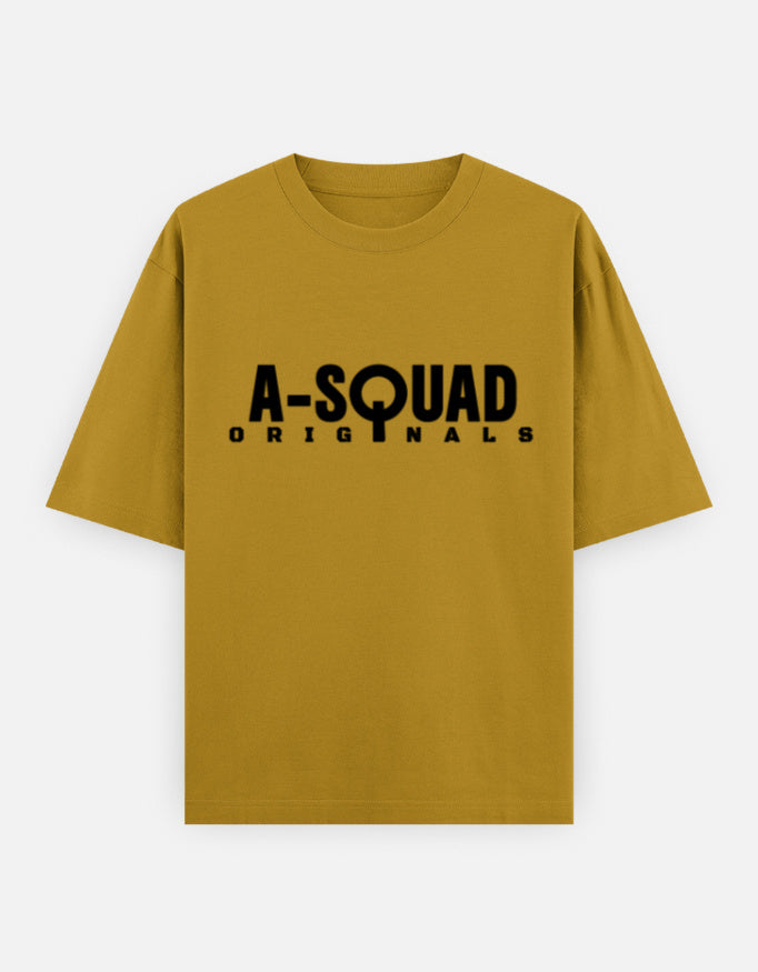 C-Labs A-Squad Oversized Classic T-Shirt Mustard Yellow Front_1_c_43_bd90204c-0387-4744-b127-de01296b1654