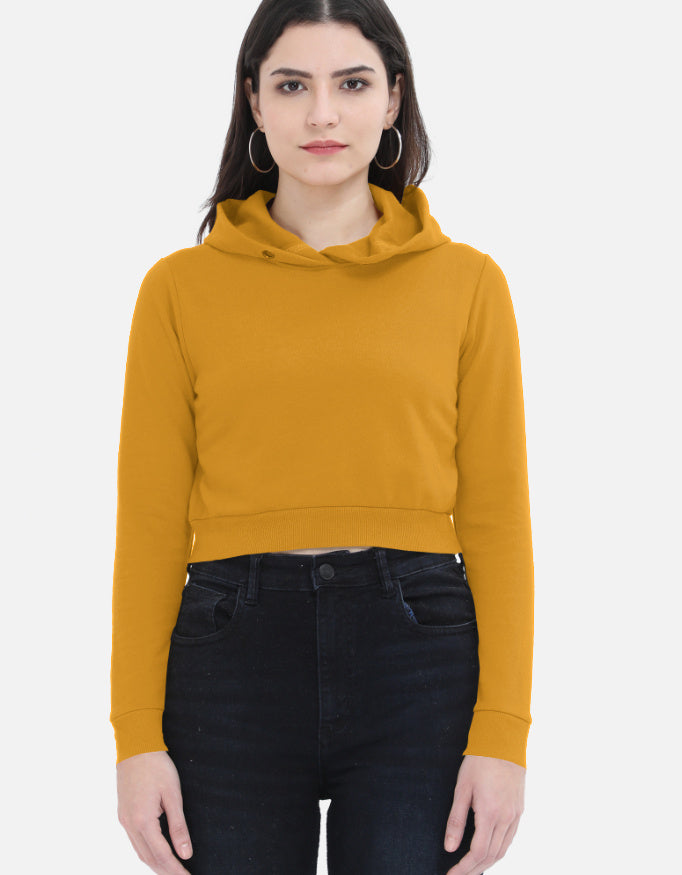 C-Labs C-Prime: Cropped Hoodie Cropped Hoodie Mustard Yellow Front_1_c_43_bf5e1b1d-dee8-4441-8bd0-e802cf3ec49c