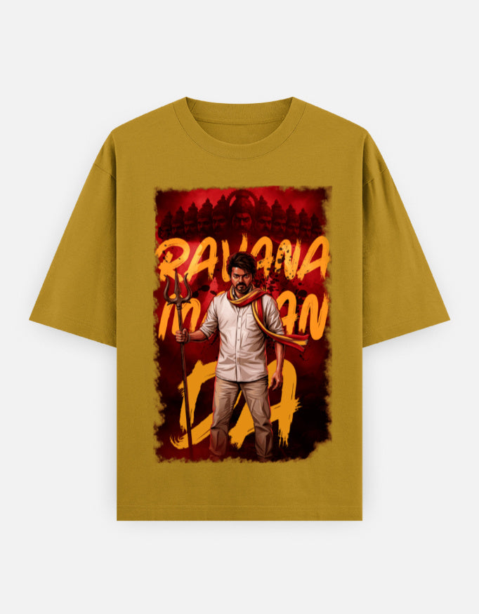 C-Labs Ravana Mavan Da Oversized Classic T-Shirt Mustard Yellow Front_1_c_43_c1d81151-30db-4e6b-a6c4-19829973e007