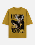 C-Labs I know I know Oversized Classic T-Shirt Mustard Yellow Front_1_c_43_cbbaaf89-4413-48a9-b9cf-569e7b2bca36
