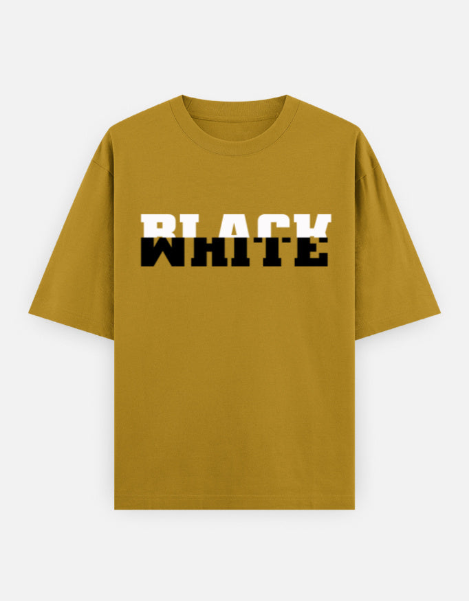 C-Labs Black White Oversized Classic T-Shirt Mustard Yellow Front_1_c_43_cf45ab40-33c7-46b5-a624-e2d12f1d1df2