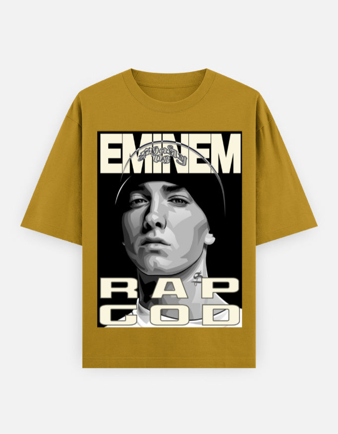 C-Labs Rap God Oversized Classic T-Shirt Mustard Yellow Front_1_c_43_e1ae5084-3f52-4f64-b05e-dd4176832e26