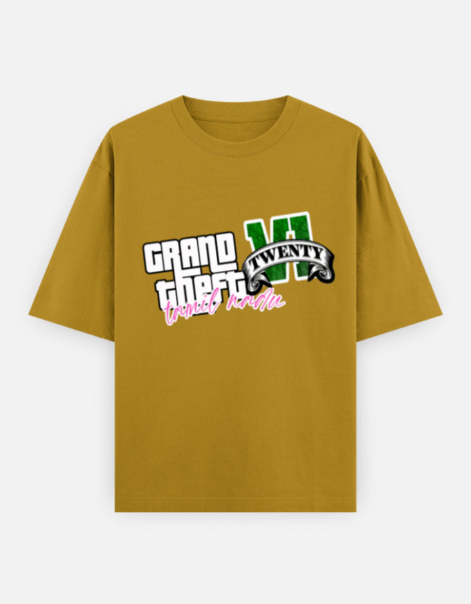 C-Labs Grand Theft Auto: Tamil Nadu Edition Oversized Classic T-Shirt Mustard Yellow Front_1_c_43_eb345adb-a864-48cb-887f-0f76d477948d