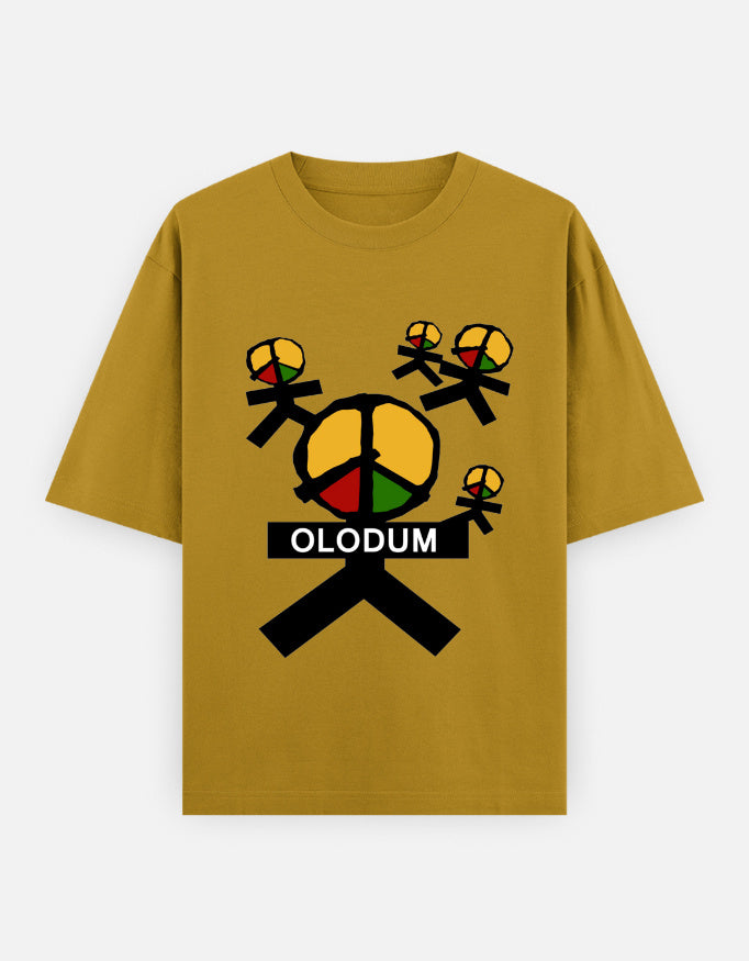 C-Labs Michael Jackson – Olodum Oversized Classic T-Shirt Mustard Yellow Front_1_c_43_ef6fd555-a814-4e85-9fee-40e9676446fc