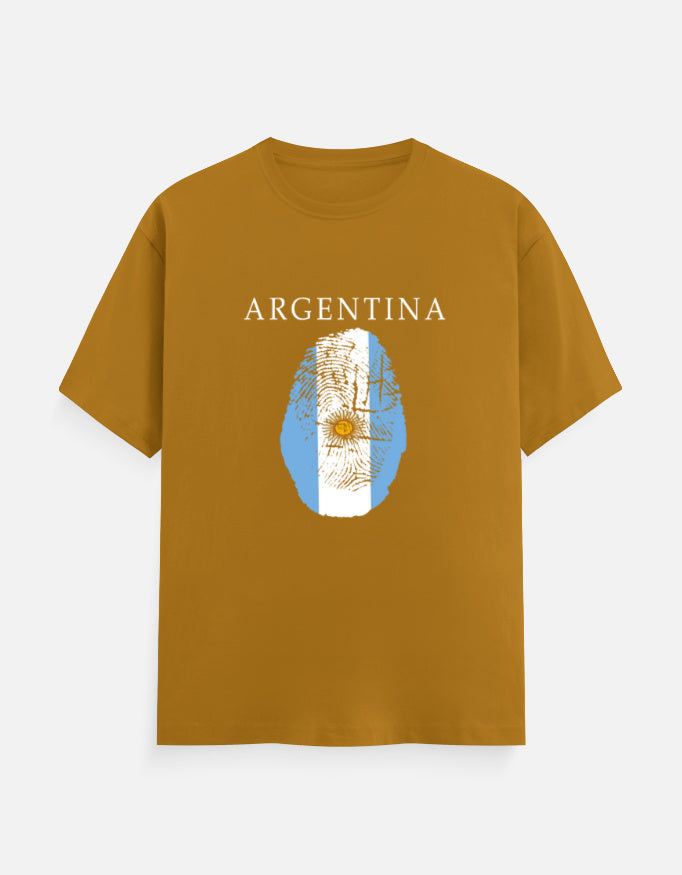 C-Labs Argentina Classic Crew T-Shirt Mustard Yellow Front_1_c_43_f0c167f6-38bb-42df-89fb-8baaece10cf6
