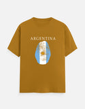 C-Labs Argentina Classic Crew T-Shirt Mustard Yellow Front_1_c_43_f0c167f6-38bb-42df-89fb-8baaece10cf6