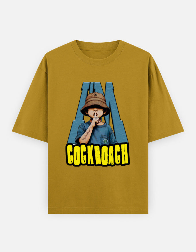 C-Labs I'm Cockroach Oversized Classic T-Shirt Mustard Yellow Front_1_c_43_ffe72cc8-b3ab-432e-b445-9f6951b69068
