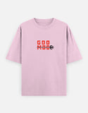 C-Labs Karuppu God Mode Oversized Classic T-Shirt Light Baby Pink Front_1_c_45_10b2f304-f255-40aa-9ad1-81737aa6b0c5