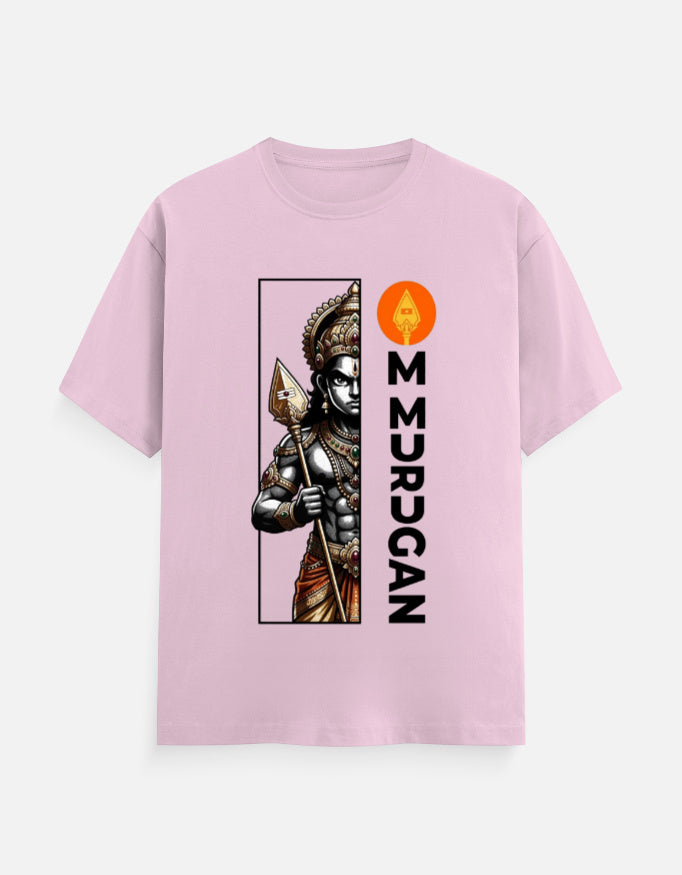 C-Labs Om Murugan Classic Crew T-Shirt Light Baby Pink Front_1_c_45_33e7e4fa-4250-4b16-b327-745c308bbf01