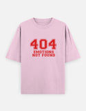 C-Labs 404 Emotions not found Oversized Classic T-Shirt Light Baby Pink Front_1_c_45_49febabd-cb56-4dae-a3b1-7c839e43a83d