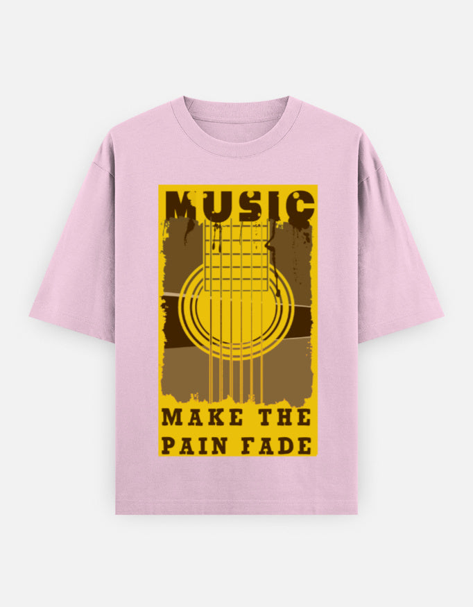 C-Labs Music Makes the Pain Fade Oversized Classic T-Shirt Light Baby Pink Front_1_c_45_50359ff3-c04a-4b82-8de7-e1c1cc7b867b