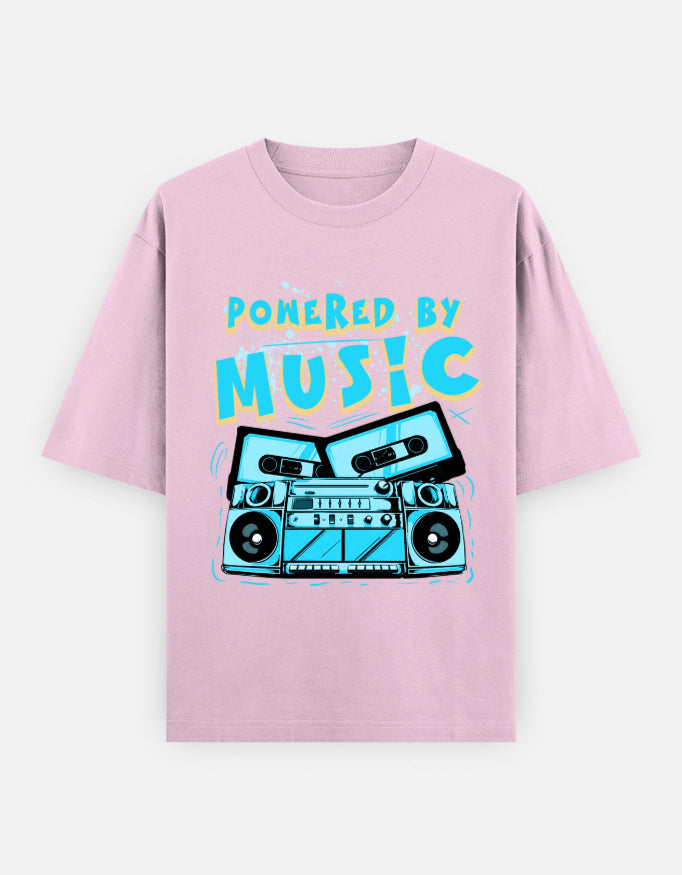 C-Labs Powered By Music Oversized Classic T-Shirt Light Baby Pink Front_1_c_45_50cf7f67-eaa3-496a-b73a-cf0a2c853040