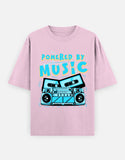C-Labs Powered By Music Oversized Classic T-Shirt Light Baby Pink Front_1_c_45_50cf7f67-eaa3-496a-b73a-cf0a2c853040