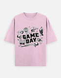 C-Labs Game Day CSK theme Oversized Classic T-Shirt Light Baby Pink Front_1_c_45_5d2d7919-617a-45e1-b788-f26c064d8cbe