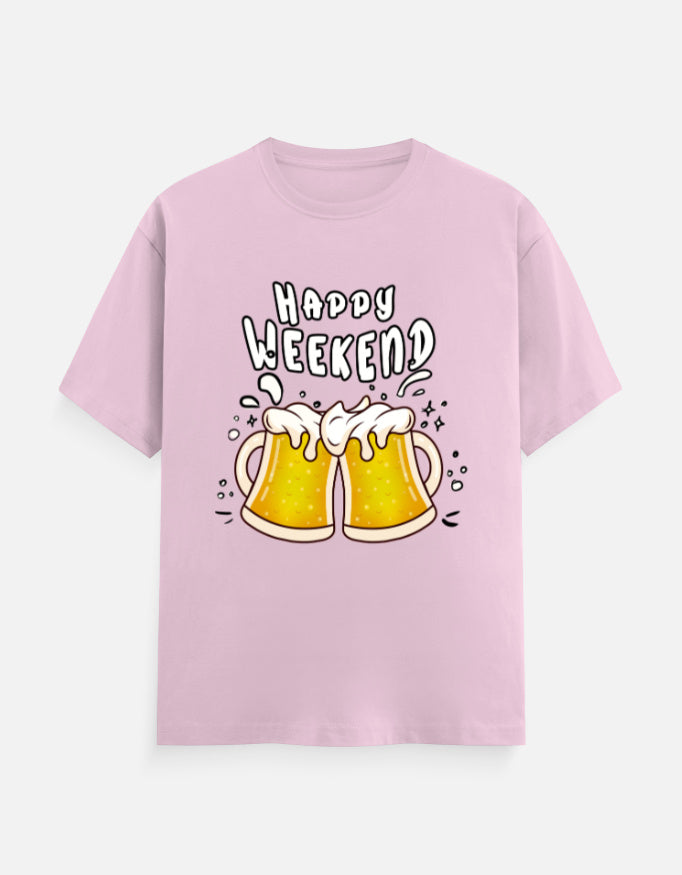 C-Labs Happy Weekend Classic Crew T-Shirt Light Baby Pink Front_1_c_45_6fda393b-963d-43c1-872a-915d9f4179e8