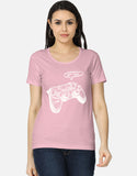 C-Labs Let's Play Women's Classic T-Shirt Light Baby Pink Front_1_c_45_70870661-871c-4033-b815-a92abbec74f7