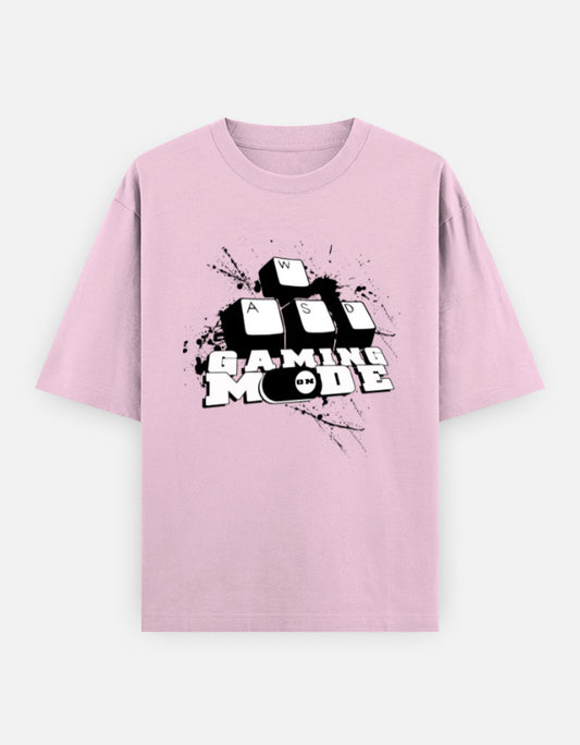 C-Labs Gaming Mode On Oversized Classic T-Shirt Light Baby Pink Front_1_c_45_812a627f-641e-451a-b011-8439f84cb496