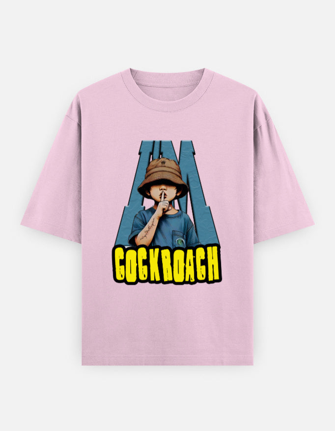 C-Labs I'm Cockroach Oversized Classic T-Shirt Light Baby Pink Front_1_c_45_8245c1c5-cda9-47af-b075-508b3b284d33