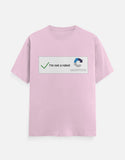 C-Labs I'm Not a Robot Classic Crew T-Shirt Light Baby Pink Front_1_c_45_82d99188-10d6-4cf7-a309-2702cefb14f8