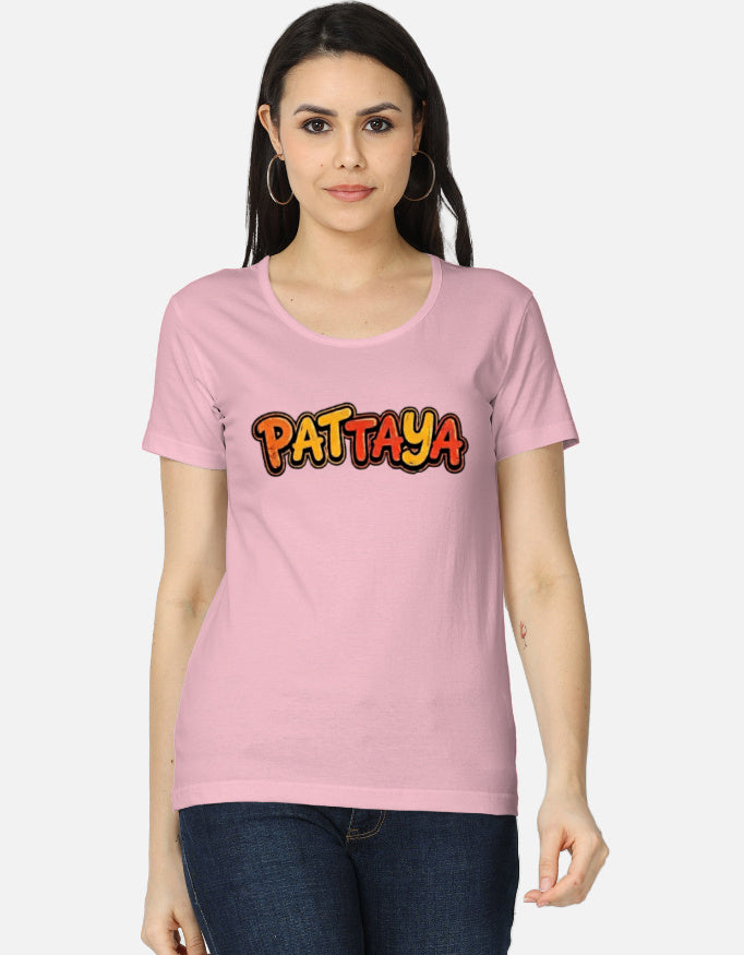 C-Labs Pattaya Women's Classic T-Shirt Light Baby Pink Front_1_c_45_95575200-025c-4f09-a28f-9c7a8947cef7