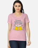 C-Labs Happy Weekend Women's Classic T-Shirt Light Baby Pink Front_1_c_45_9c7c7c34-5d08-4779-b2ae-8a2092951586