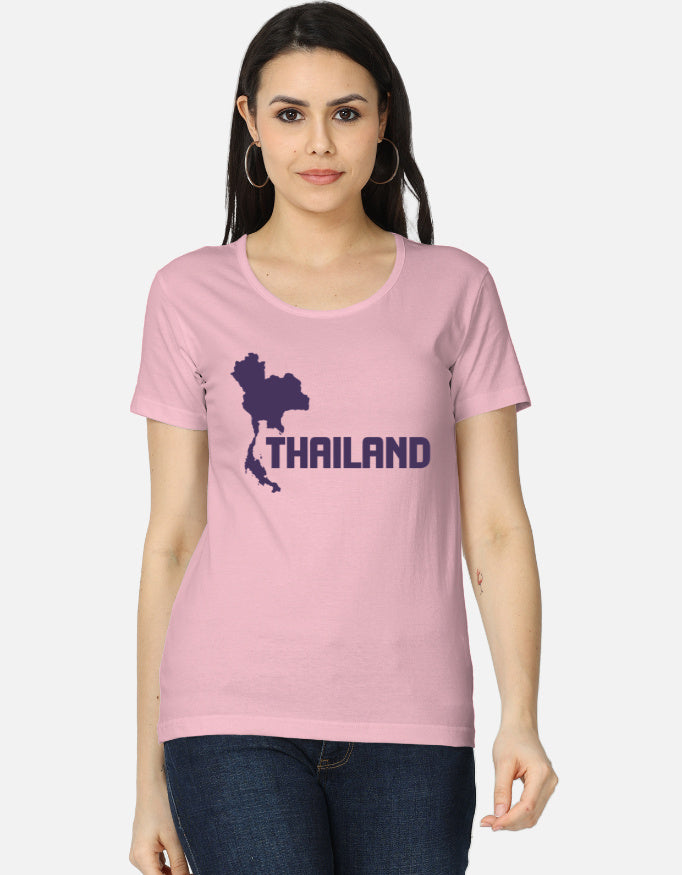 C-Labs Thailand Land of Smiles Women's Classic T-Shirt Light Baby Pink Front_1_c_45_ac402c1f-c6ad-4d4c-8cba-cf2308115f6e