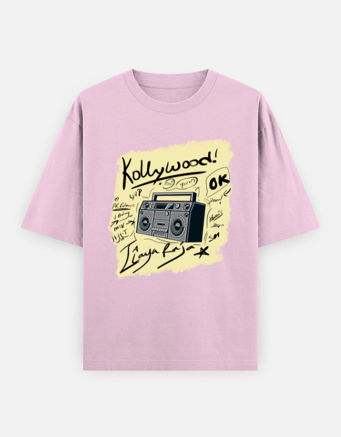 C-Labs Kollywood Music Oversized Classic T-Shirt Light Baby Pink Front_1_c_45_ac5cd5cf-8d78-4eb7-bbf0-f27098b466bc