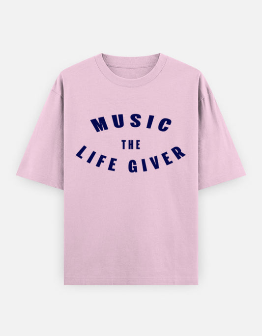 C-Labs Music The Life Giver Oversized Classic T-Shirt Light Baby Pink Front_1_c_45_acfb5dcc-21cb-474d-b2ba-8f0be31b0ac7