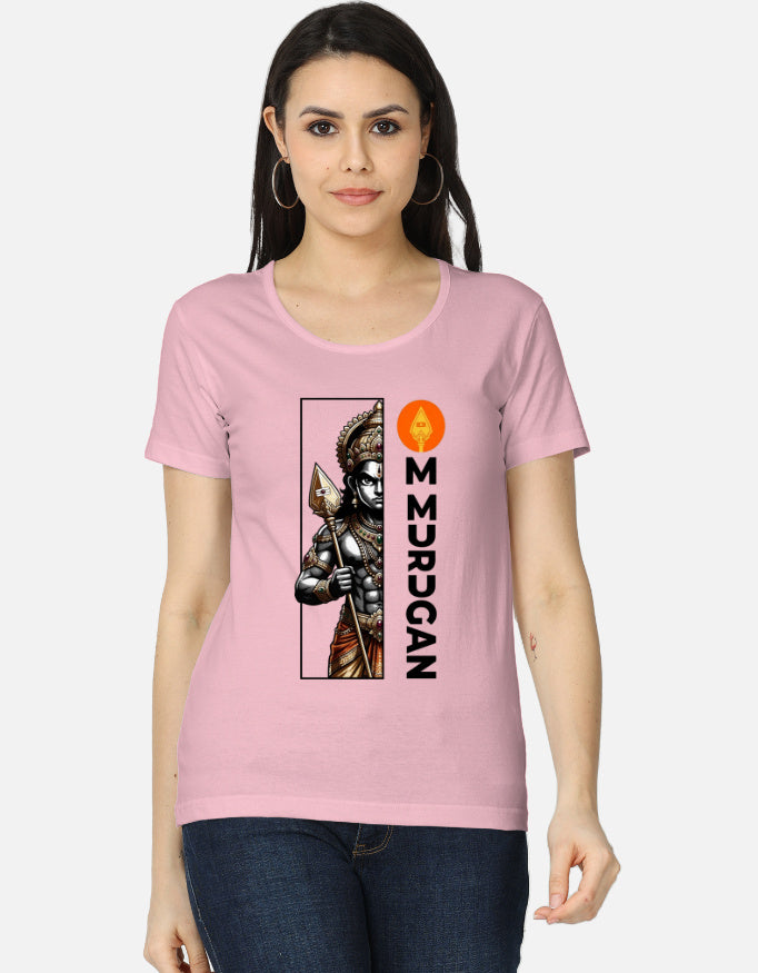 C-Labs Om Murugan Women's Classic T-Shirt Light Baby Pink Front_1_c_45_c25358e6-129b-4a6f-a5b3-77883bd795c4