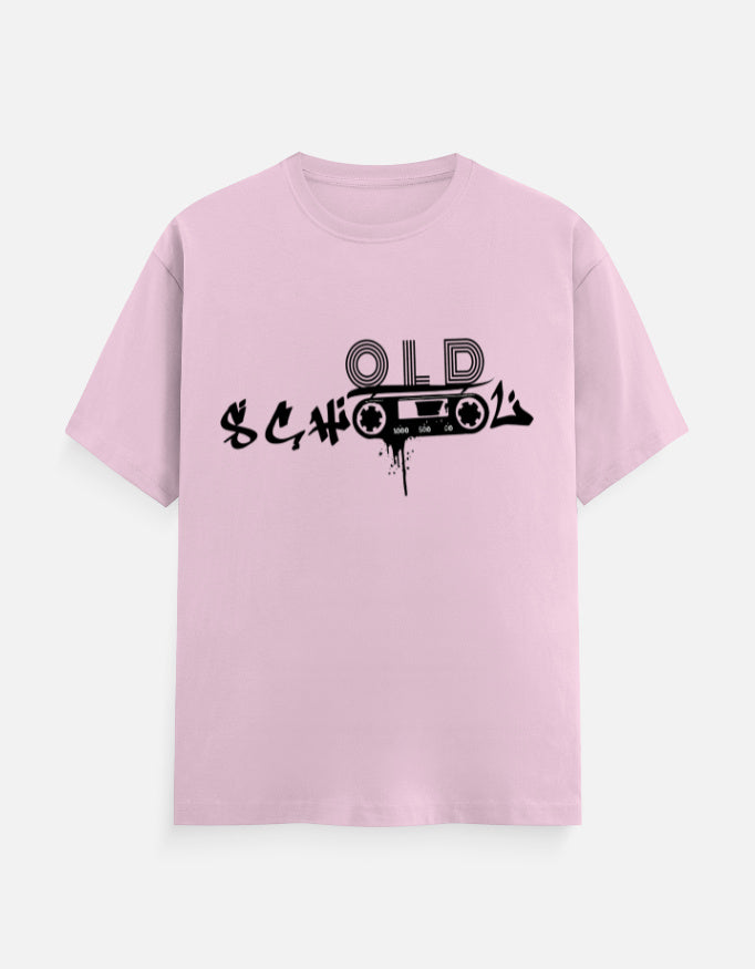 C-Labs Old School Music Classic Crew T-Shirt Light Baby Pink Front_1_c_45_c6ce3572-3117-4e4e-98ab-fe6dd9d3c83e
