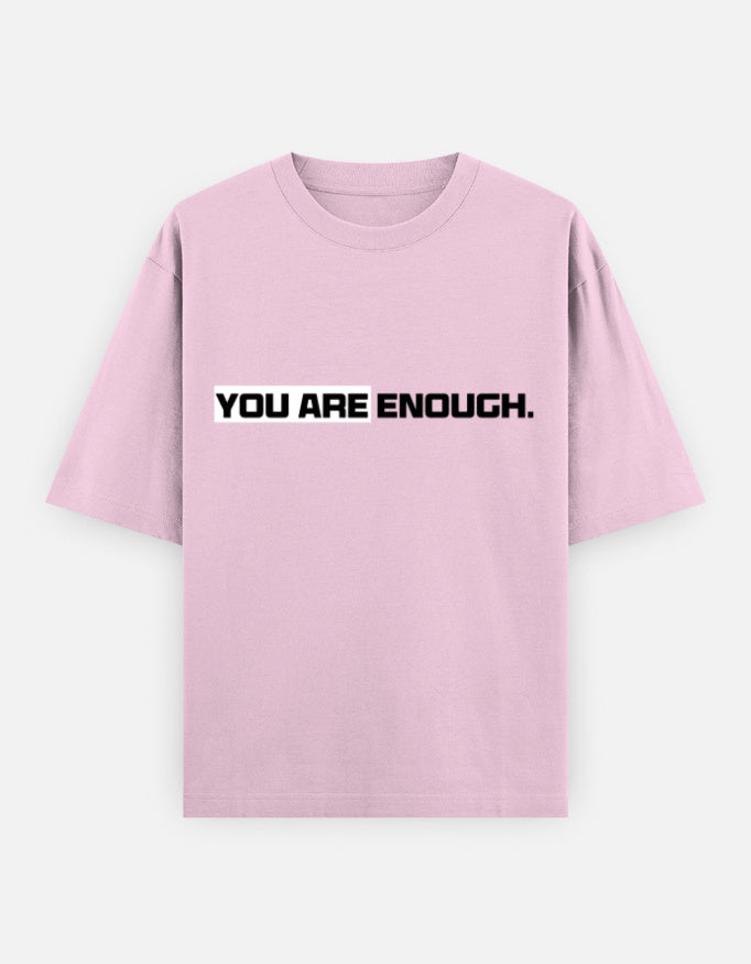 C-Labs You Are Enough Oversized Classic T-Shirt Light Baby Pink Front_1_c_45_cffe357a-f37d-454e-87e9-0e5a7c4a8749