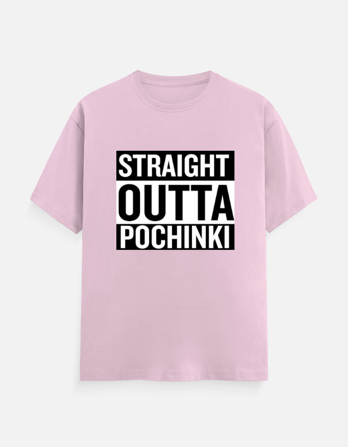 C-Labs Straight Outta Pochinki Classic Crew T-Shirt Light Baby Pink Front_1_c_45_d4bdb8e3-5608-4618-872b-be1db90a4a4c