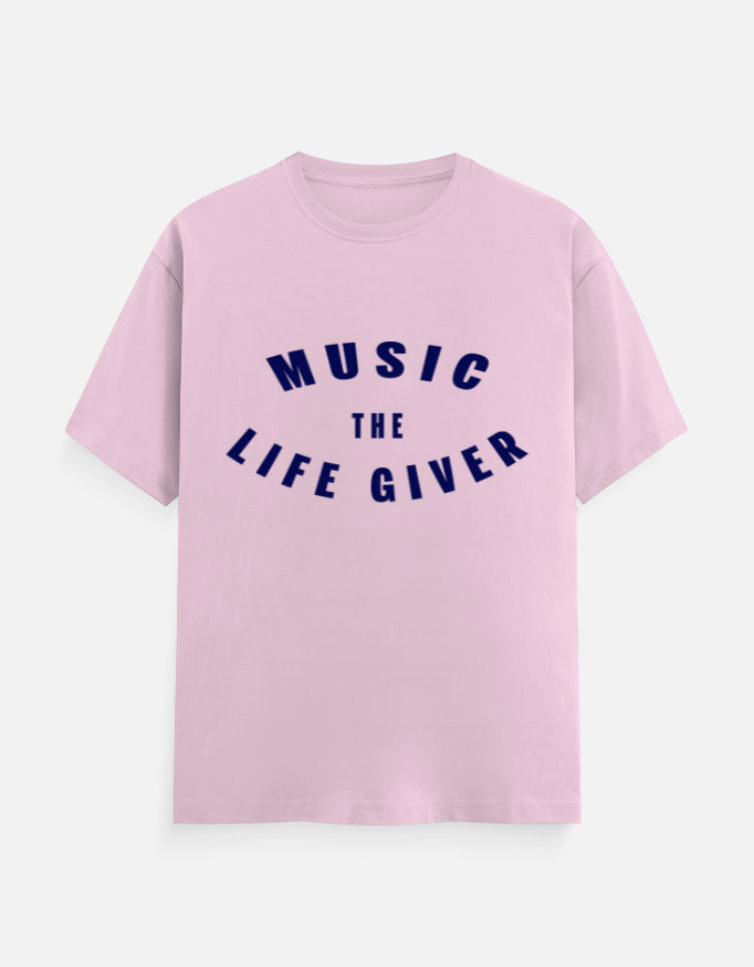 C-Labs Music The Life Giver Classic Crew T-Shirt Light Baby Pink Front_1_c_45_d9d68ebb-9761-4646-8433-78709f51ec40