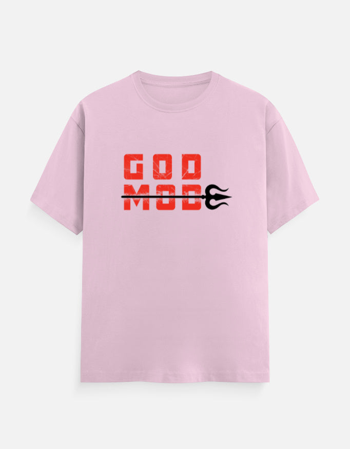 C-Labs Karuppu God Mode Classic Crew T-Shirt Light Baby Pink Front_1_c_45_e0f14998-82e1-483c-bd23-46e97a9af9ed