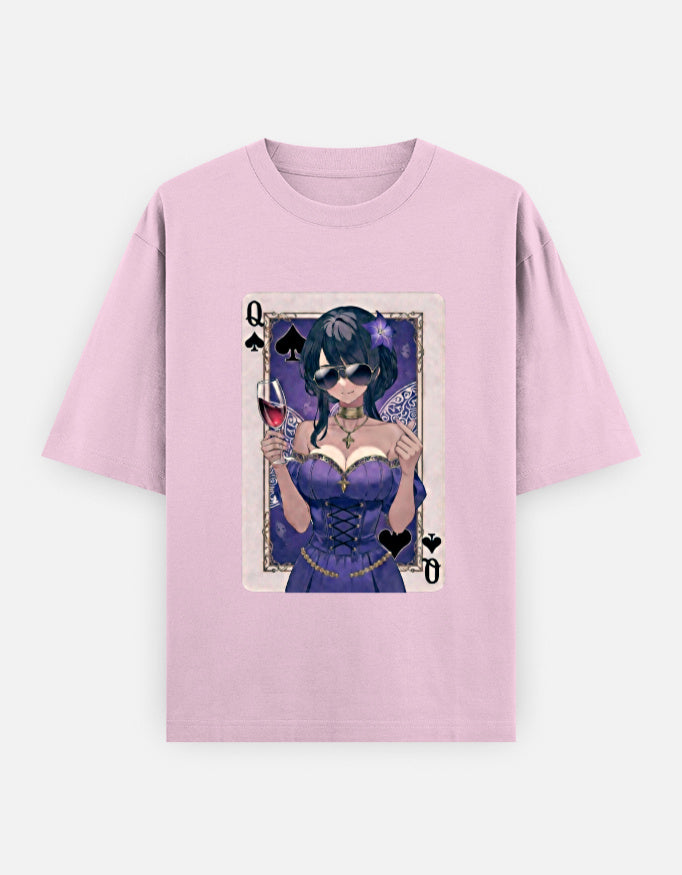 C-Labs Queen Spade Oversized Classic T-Shirt Light Baby Pink Front_1_c_45_e3ad9a95-bb47-4c2d-9e08-412965b5043f