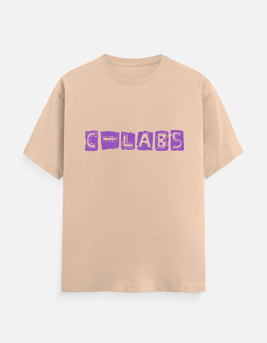 C-Labs C-LABS Block Classic Crew T-Shirt Peach Front_1_c_48_23e01e09-1ca8-49a7-b74e-55c99cbccdc2